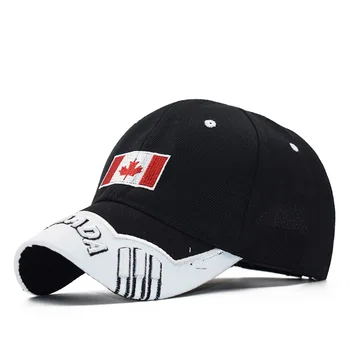 Нови бейзболни шапки с бродерия на канадския кленов лист за мъже, Пролетни модни мъжки шапки Kpop с козирка, памучен мъжки шапка за голф Vantage