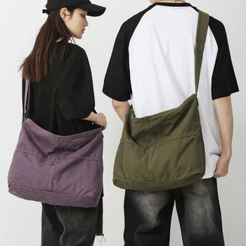 Чанта през рамо 4XFF, чантата на пощальона в японски стил, чанта Harajuku, чанта на рамото за жени и мъже
