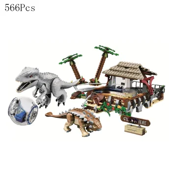 MOC-75941 Нов Набор на Динозаврите 11580 Гирозавр Беззъба Птерозавр Бягство Строителни Блокове Тухли Играчки за Коледни Подаръци за Деца