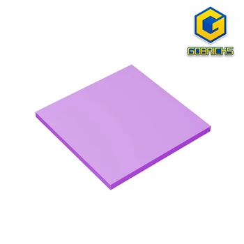 Плочки Gobricks GDS-1116 6 x 6 с долните тръби е съвместима с детски строителни блокчета лего 10202 