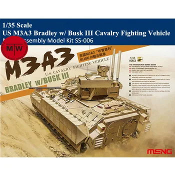 Meng SS-006 1/35 Мащаб на САЩ M3A3 Bradley w/Busk III Конна Бойна машина Пластмасови Комплекти Модели на Военни Събрание