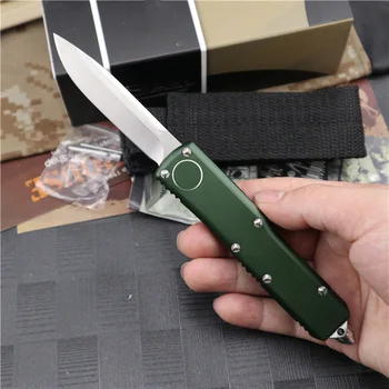 Micro OTF Tech Knife UT85 Series 7CR17 Стоманен нож Дръжката е от алуминиева сплав Джобен Нож за Самозащита на открито