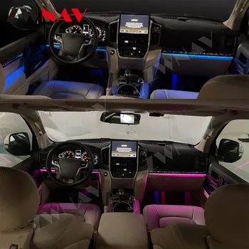 За Toyota Land Cruiser 64 Цветен led разсеяна светлина, украшающий вратата с централно управление, с Атмосферно светлина кола, автоматичен декоративен ремонт
