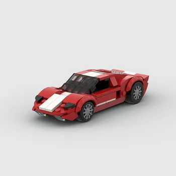 MOC GT40 Червено (M10183) В Събирането Съвместими С Lego САМ Строителни Блокове на Детски Играчки Подарък БЕЗ Кутия