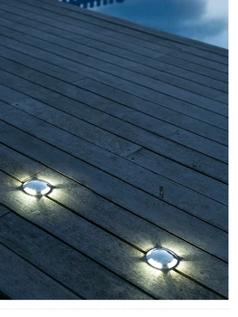 Заглубленный светлина LED външен водоустойчив заглубленный лампа, водоустойчив и прахоустойчив, пейзажна градина, открит на ъгловата лампа газонный лампа