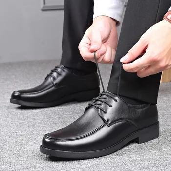 мъжки модельная Мъжки обувки официалната оригиналната кожена италиански обувки за мъже елегантни ежедневни бизнес луксозна светският мъжки обувки