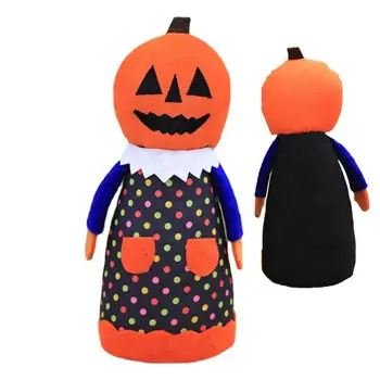 Сладка кукла-тиква за Хелоуин, меки плюшени играчки за деца, Тъканно кукла, нетъкан текстил, на Тематичен дизайн на Хелоуин, под Формата на тикви За