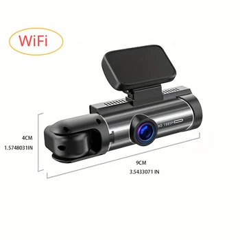 Автомобилен Видеорекордер с Гласов контрол 1440P HD Нощно Виждане Dash Camera Recorder WiFi Dash Cam