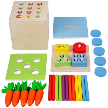 Интелигентна кутия, играчка за сортиране по цвят, Сортировач формата за деца от 1 до 3 години, подарък за рожден ден на момченцето от 6 до 12 месеца