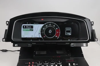 LCD Цифров Таблото На VW Golf 7 /7.5 R GTI MK7 2013-2020 Виртуална Таблото в Кабината LCD за измерване на Скоростта Carplay