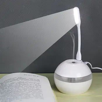 Овлажнител на Въздуха USB Night Light Сферична USB вентилатор Threefor Bedroom