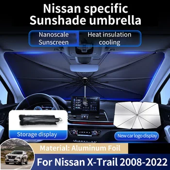 за Nissan X-Trail X Trail Измамник T31 T32 T33 2008 ~ 2022 Слънчеви Седалките На Предното Стъкло на Автомобила, Козирка, Аксесоари За Чадъри