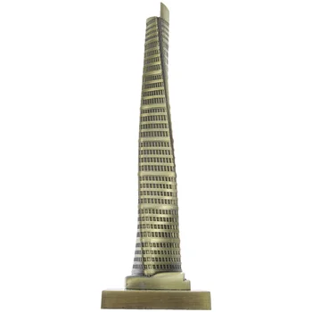 Строителна скулптура Шанхай кула Ремесленная модел Домакински изделия Ретро Подаръци, Бижута, изработени от сплав за дома