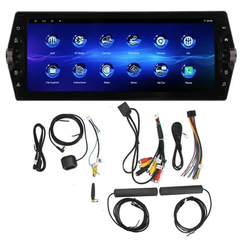 Стереонавигация Четириядрен WIFI, Bluetooth Hands Free 2DIN 12,3-инчов Автомобилен мултимедиен плейър с докосване на екрана Универсален за Android 11