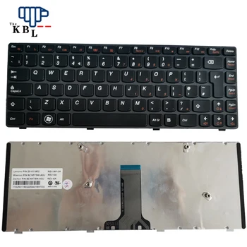 Новата клавиатура за лаптоп Lenovo на английски език V370 G470 G475 V470 B470 Z470 сребрист цвят FRU 25-011602 9Z. N5TSA. A0U