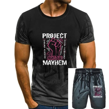 Тениска за възрастни Fight Club Mayhem черно (1)