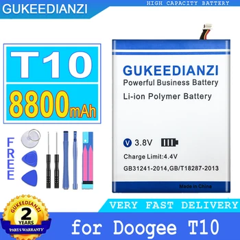 Батерия GUKEEDIANZI капацитет 8800 mah T 10 (32108145) за Doogee T10 Big Power Bateria