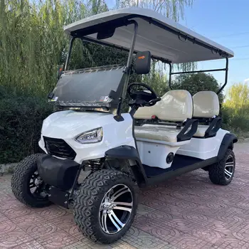 4-колесната евтина количка за голф 4-местната електрическа количка за голф китайски колички за голф