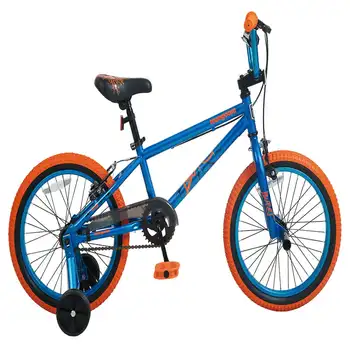 Детски велосипед Burst, една, синьо и оранжево
