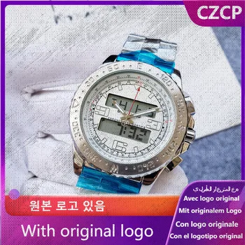 Мъжки часовник CZCP 904l кварцов часовник от неръждаема стомана 45 mm-BR