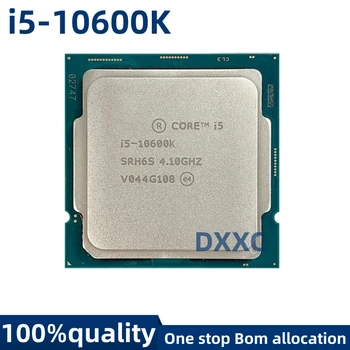За Intel Core i5-10600K i5 10600K i510600K 10600K 4,1 Ghz, 6-ядрени 12-стрийминг процесора CPU 65 W LGA 1200 i5-10600K