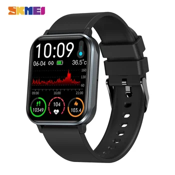 SKMEI 1,83-инчов смарт часовници за измерване на температурата, фитнес тракер, iP68, Водоустойчив Смарт часовници с Bluetooth, се призовава За Android и ios