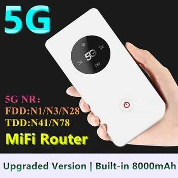 Мобилен Рутер 5G Mifi 5G Wifi Mifi Рутер с Вграден 8000 ма За автомобилния Wifi Маршрутизатор Power Bank