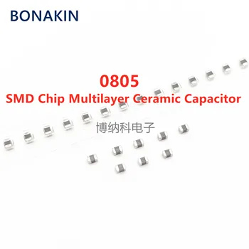 50ШТ 0805 105 ДО 1 icf 16 25 50 100 В X7R 10% 2012 SMD Чип Многослойни керамични Кондензатори