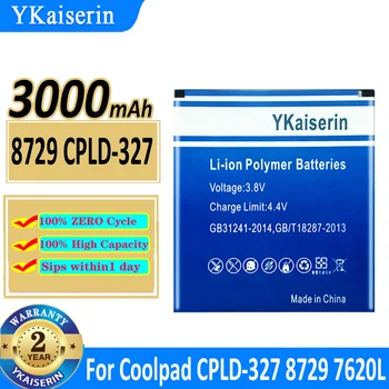 Батерия YKaiserin капацитет 3000 mah 8729 CPLD327 CPLD 327 CPLD-327 за батерии на мобилни телефони Coolpad 7620L