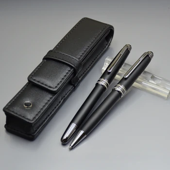 луксозна матова черна химикалка писалка 163 MB / роликовая химикалка писалка канцеларски материали, луксозни химикалки monte за подарък за рожден ден