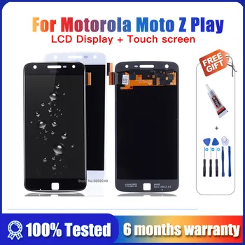 5.5-инчов LCD дисплей За Motorola Moto Z Play LCDTouch Screen Дисплей За МОТО Z Play digitizer в събирането на XT1635 XT1635-02 LCD