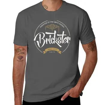 Нова тениска Brickster-доставчик за изящни тухлени изделия, тениски за момче, корейски модерен мъжки ризи, стилни ежедневни