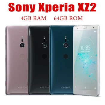 Sony Xperia XZ2 H8266 H8216 SO-03K Японската Версия на Мобилния телефон с една/две Sim карти 64 GB 19MP LTE 5,7 