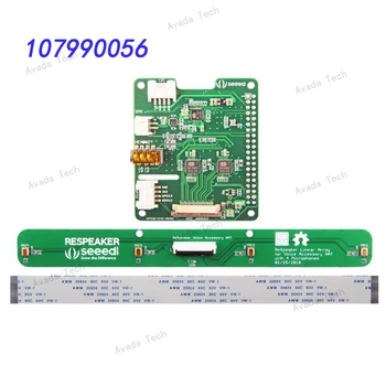 Avada Tech 107990056 Инструмент за проектиране на системи IC с линейно масив 4 микрофона за Raspberry Pi