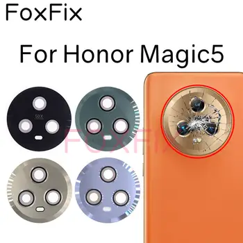 Стъклен обектив на задната камера за Честта Magic5 Magic 5 Заменен с лепило стикер