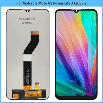 Оригинален Amoled 6,5 инча За Motorola Moto G8 Power Lite XT2055-2 LCD дисплей с Сензорен екран Дигитайзер В Събирането на Подмяна на LCD панели