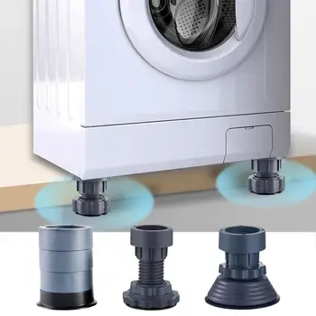 Регулируема по височина поставка за пералната машина, накладки за краката на Пералната машина, Антивибрационна шкаф за хладилник, Фиксирана нескользящая поставка за краката