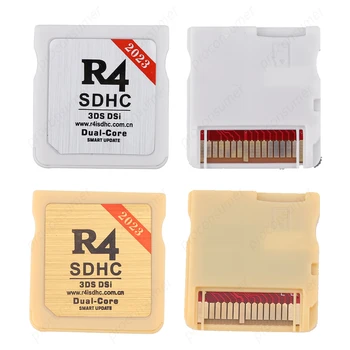 за цифрови карти памет SDHC R4 за игрови конзоли Nintendo 3DS Сигурна карта за запис Златисто-бяла детска флаш карта Преносима флаш карта