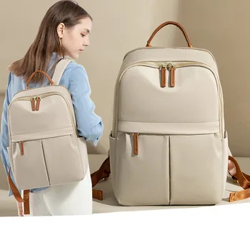 Жена раница, Пътни раници за бизнес, 14 инча, чанта за лаптоп, Водоустойчива чанта за компютър, Женствена чанта за пътуване