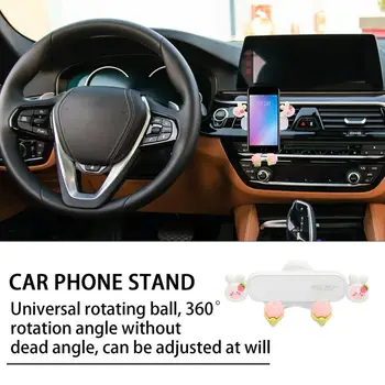 Автомобилна стойка за телефон, Въртящи се на 360 градуса Кола, мобилен телефон, Универсална автоматична стойка за мобилни телефони, Автомобили Джаджи