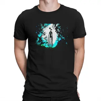 Тениска Horror In за мъже, забавна тениска Siren Head, тениски от чист памук, тениски с къс ръкав и кръгло деколте, Дрехи за подарък за рожден ден