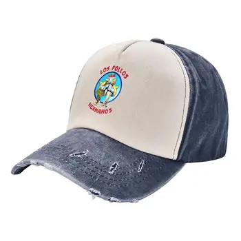 Реколта Памучен бейзболна шапка на Breaking Bad Los Pollos Hermanos За Възрастни, Регулируем бейзболна шапка-Снэпбэк За шофьори на камиони, Мъжки Дамски Градинска