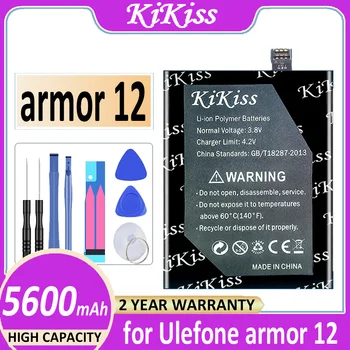 Оригинална батерия KiKiss armor 12 (5002) 5600 mah за Ulefone armor12 Bateria