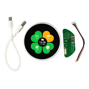 2,1-Инчов магнитен энкодер 480 * 480, WiFi, Bluetooth-съвместими ESP32-S3, през цялата IPS цветен LCD дисплей без докосване на екрана