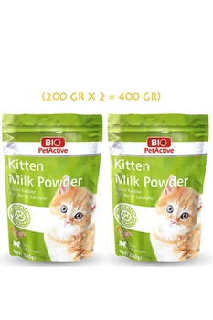 Kitten Milk, Сухо мляко за кученца, котки 200 г * 2 бр Балансирана по катерица, витамини, минерали и масла, Храна за коте