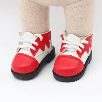 Стоп-моушън Обувки от Цветен Блок, Малка стоп-моушън Обувки с високо Имитация на 20 см, за да е Подходяща по Цвят стоп-моушън Обувки, Меки Мини-обувки с Тънък Модел за Кукли