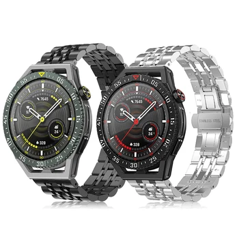 20 mm 22 mm Метална Каишка За Huawei Watch GT 3 Pro 43 мм и 46 мм, Смарт часовник Каишка От неръждаема Стомана За Huawei Watch GT3 SE Гривна