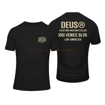 Невероятни тениски с принтом, мъжки t-shirt Deus, двустранен Ежедневни тениска Ex Machina Оверсайз, Мъжки ризи с графичен дизайн, къс ръкав, S-3XL