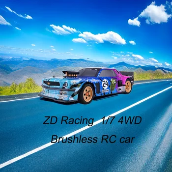 ZD Racing EX-07 1/7 4WD Бесщеточный Дистанционно Управление EX07 RC Car Drift Супер Висока Скорост от 130 км/ч Огромна Модел Кола Пълна с Пропорционалния