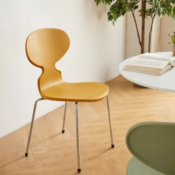 Дизайнерски Трапезни Столове на открито От Скандинавския Метъл, Модерен Банкетна стол за хола, Офис Тоалетка Sandalye, Мебели за балкона GS50DC